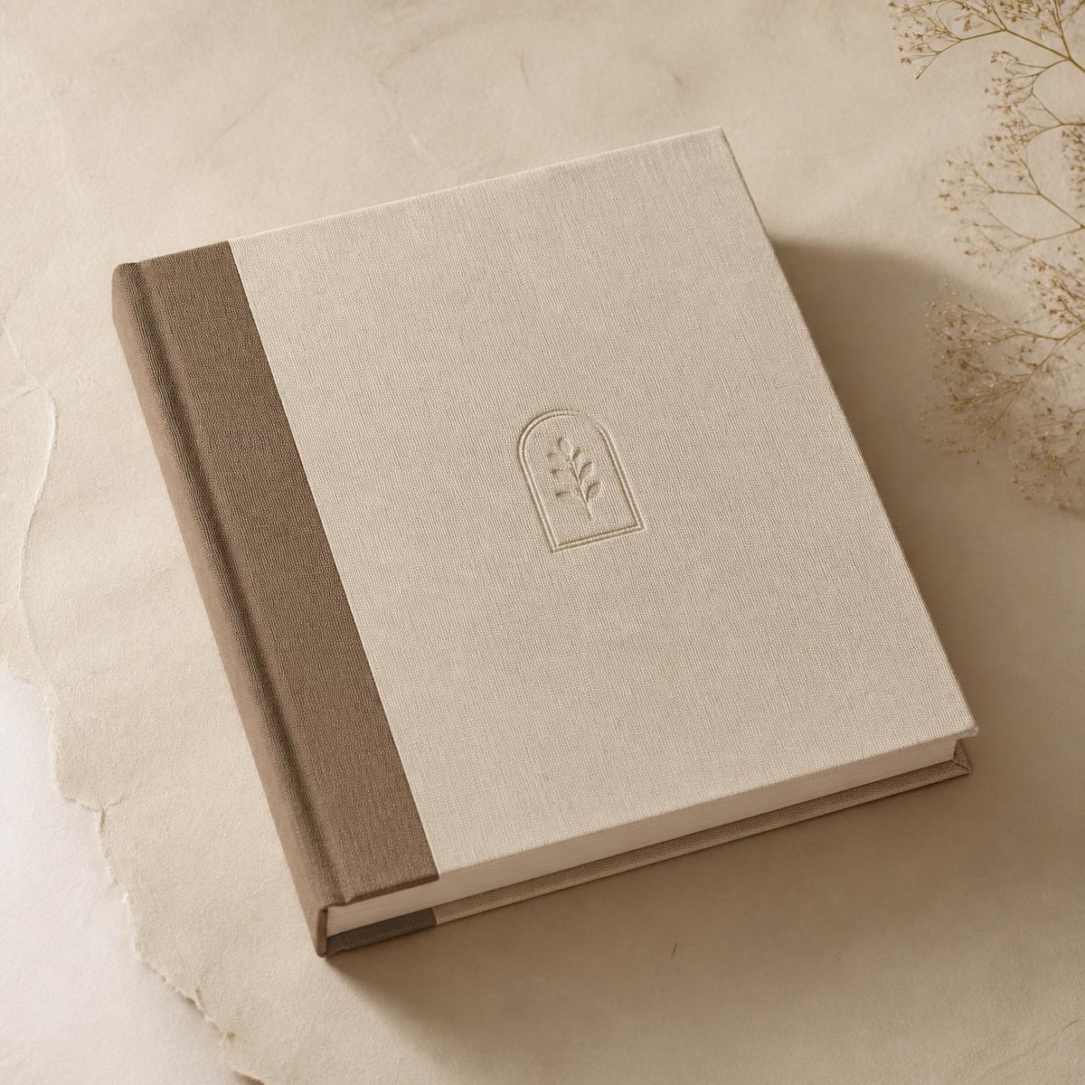 Closed hardcover Keepsake Album